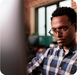 Small screen - person working